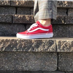 Red Old Skool Vans